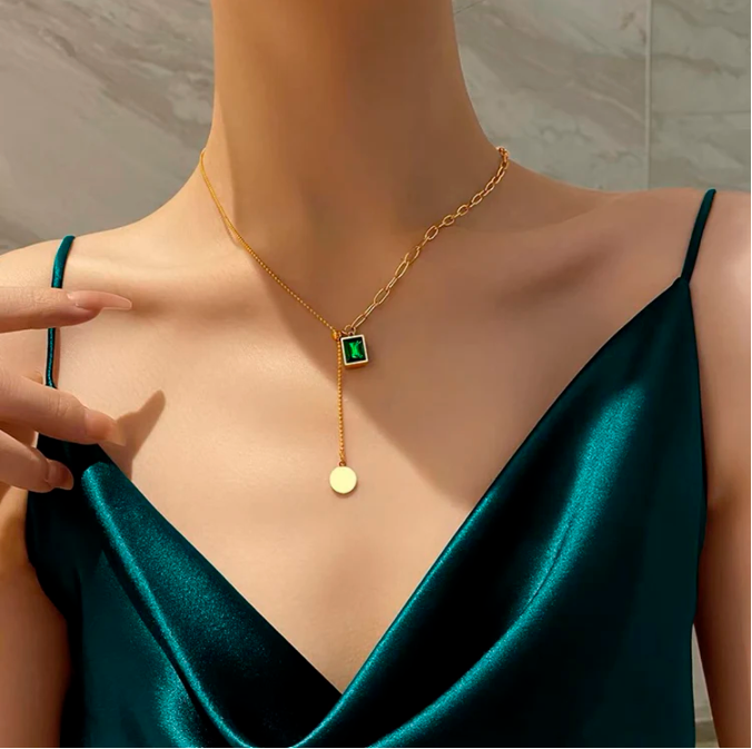 COLLAR ESMERALDA REAL