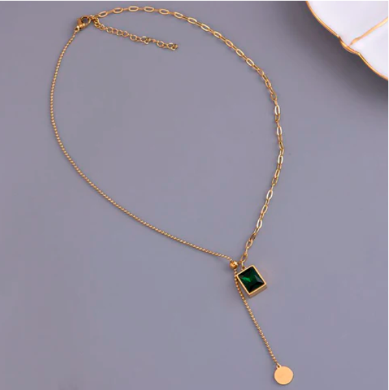 COLLAR ESMERALDA REAL