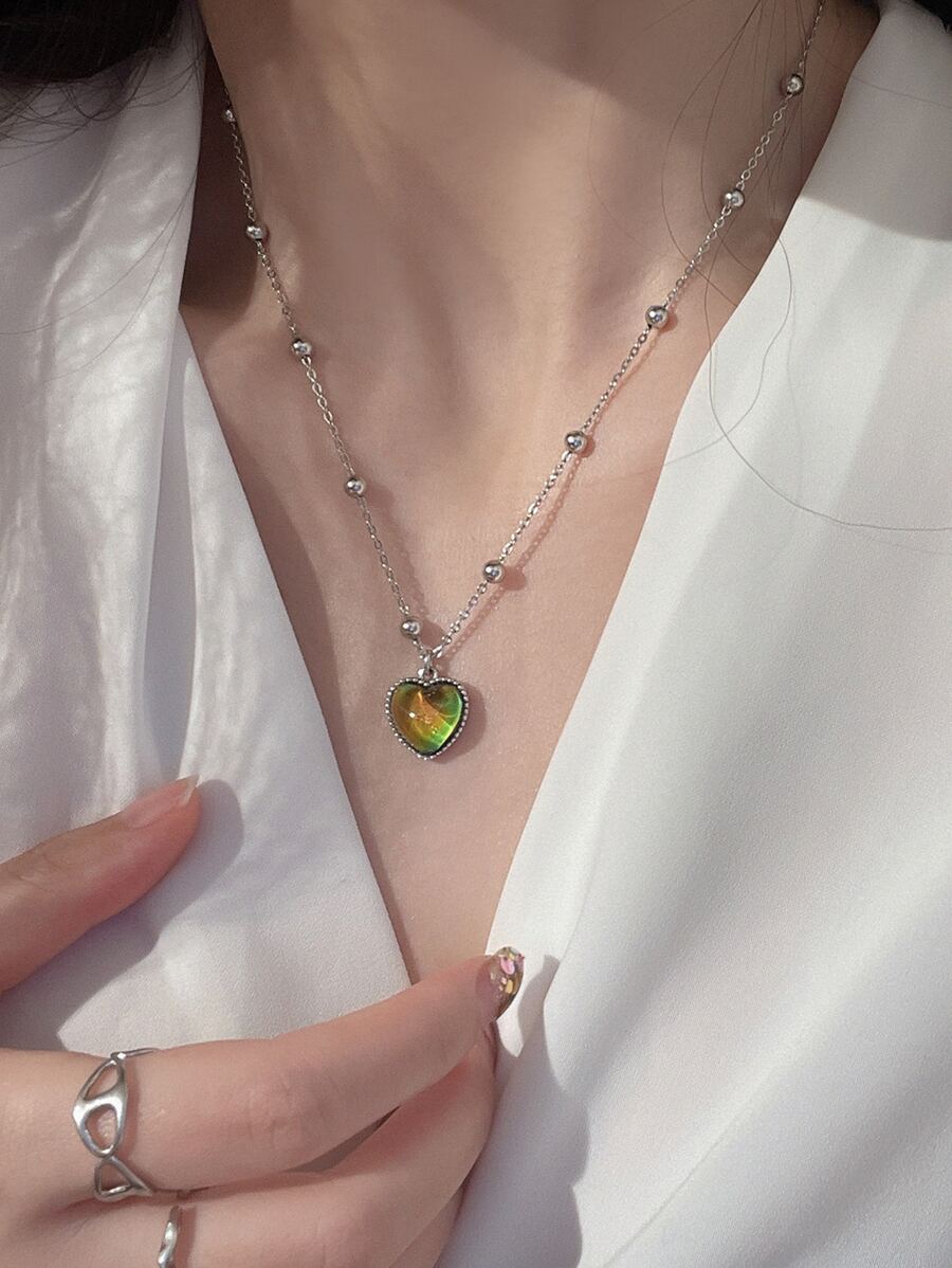 COLLAR CORAZÓN EMOCIONES + CAJA DE REGALO ♥️