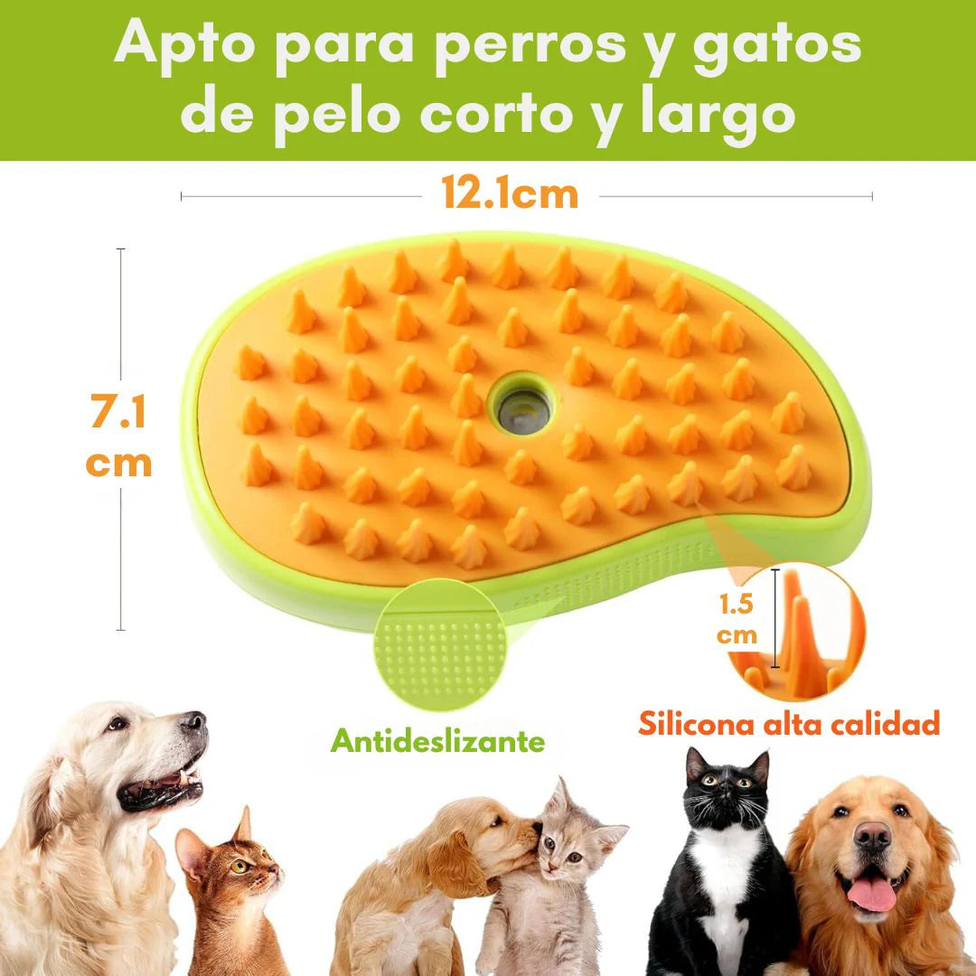 CEPILLO VAPORIZADOR PARA MASCOTAS + OFERTA ESPECIAL 🐕