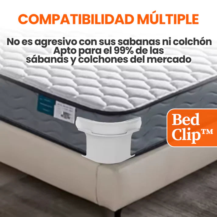 El sujetador de sabanas que mantiene todo en su lugar - SET X4 UNIDADES