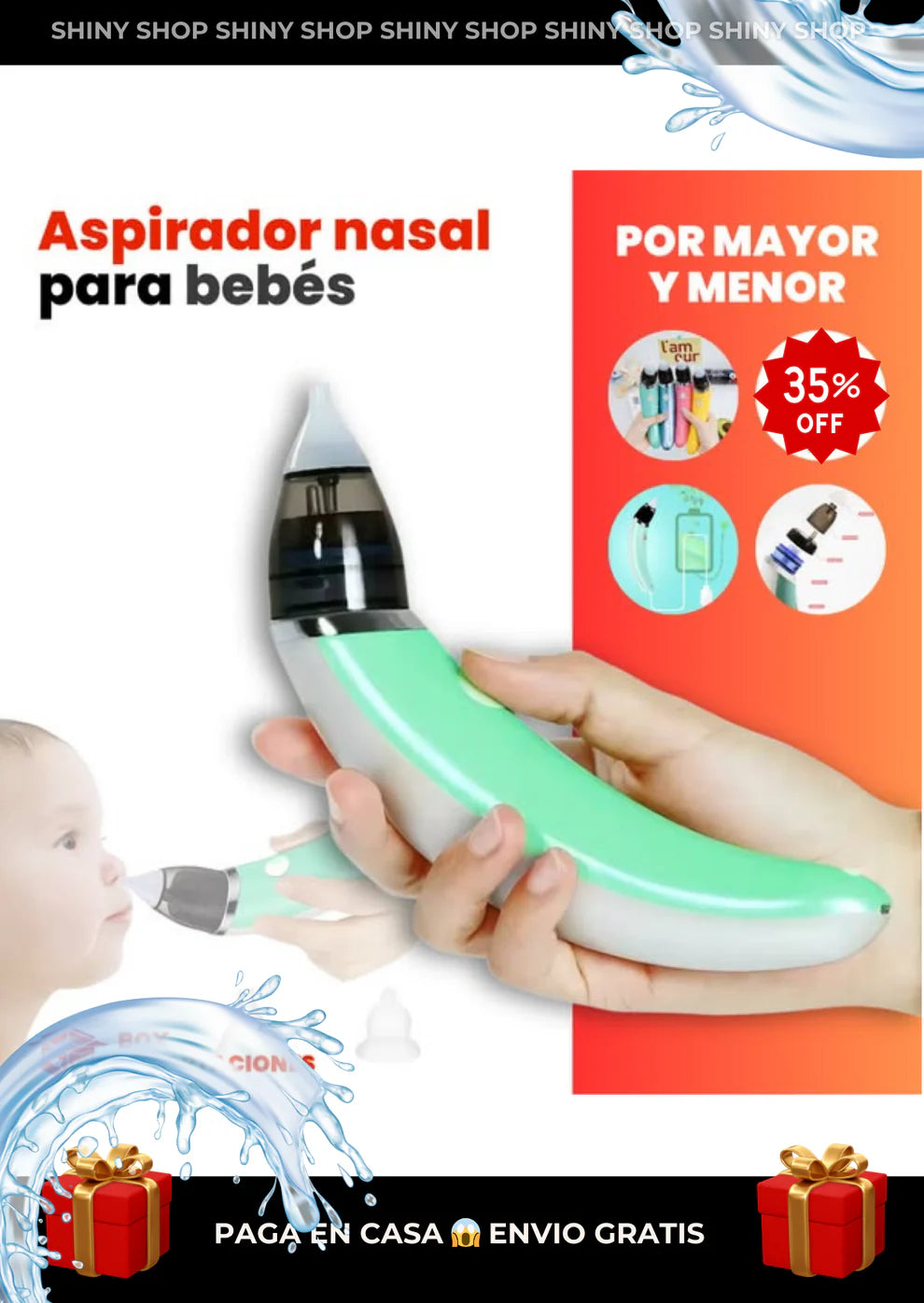 ASPIRADOR NASAL PARA BEBÉS + ENVIO GRATIS 👶