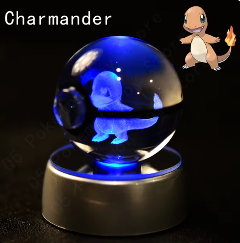 POKEBOLAS EN CRISTAL 3D + 20% DCTO