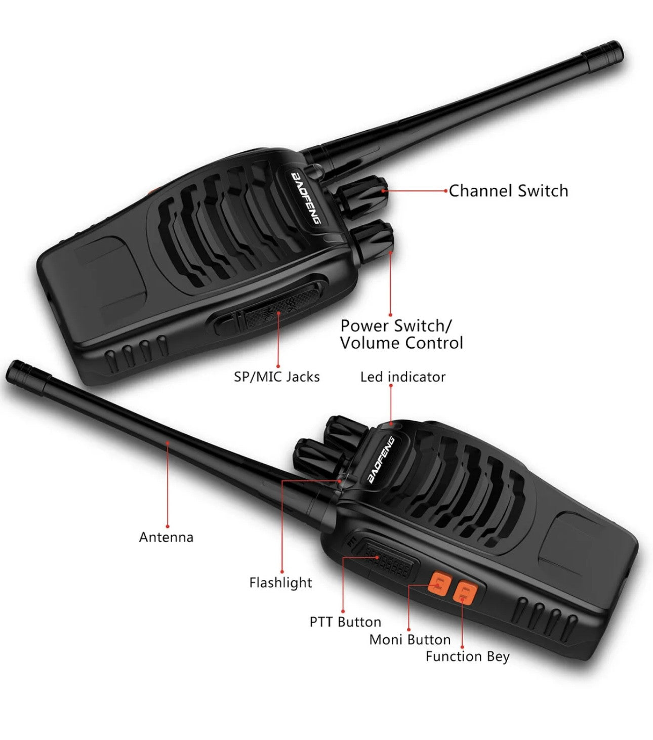RADIO WALKIE TALKIE X2