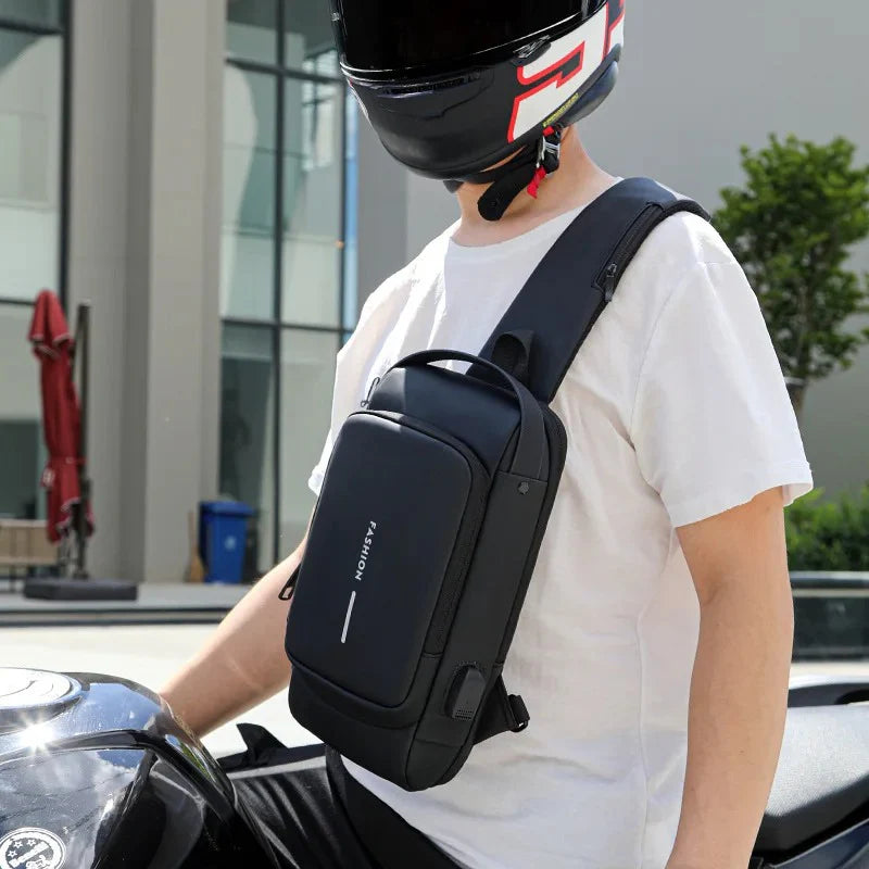 CANGURO TIPO BANDOLERA - MORRAL ANTIRROBO 🔥
