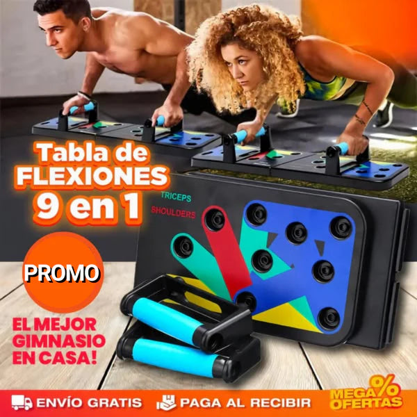 TABLA PUSH UP PLEGABLE MULTIFUNCIONAL 💪