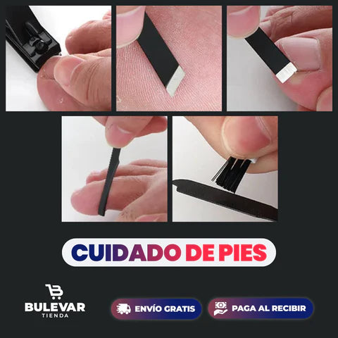 KIT MANICURE PEDICURE - SET 19 PIEZAS ALTA GAMA 💅