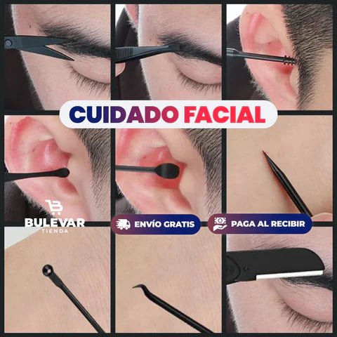 KIT MANICURE PEDICURE - SET 19 PIEZAS ALTA GAMA 💅