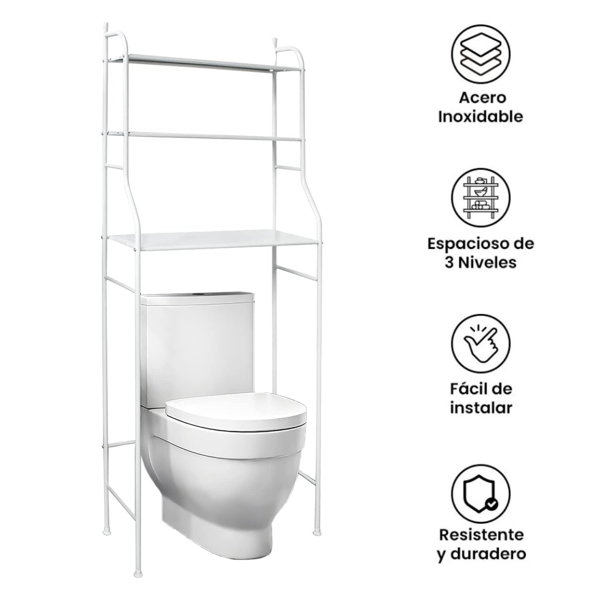 OFERTA DEL MES: ESTANTE ORGANIZADOR DE BAÑO POR 3 NIVELES