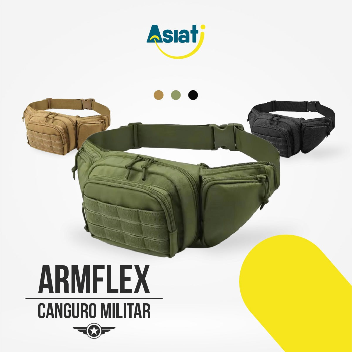 CANGURO MILITAR TÁCTICO + OFERTA DEL MES 🎖️