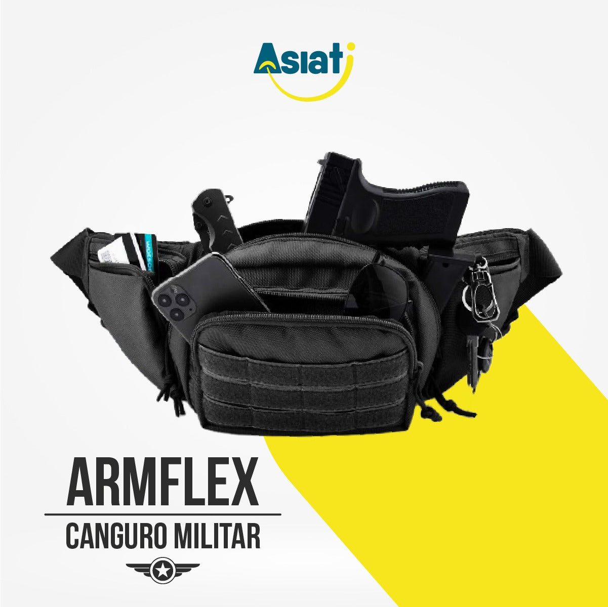 CANGURO MILITAR TÁCTICO + OFERTA DEL MES 🎖️