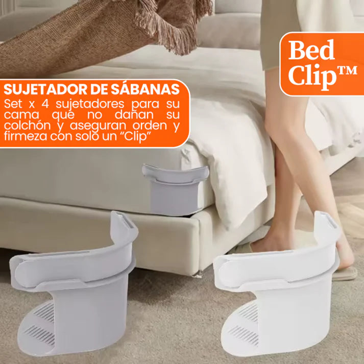 El sujetador de sabanas que mantiene todo en su lugar - SET X4 UNIDADES