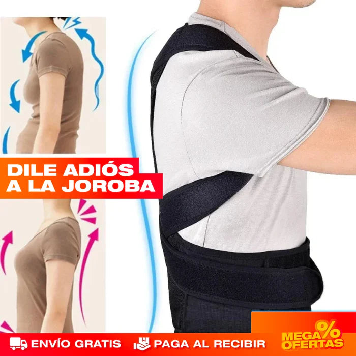 CORRECTOR DE POSTURA CON SOPORTE LUMBAR UNISEX