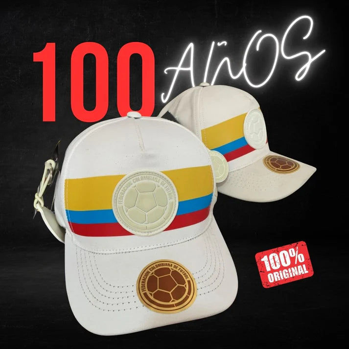 GORRA COLOMBIA EDICIÓN 100 AÑOS - ENVIO GRATIS 📦