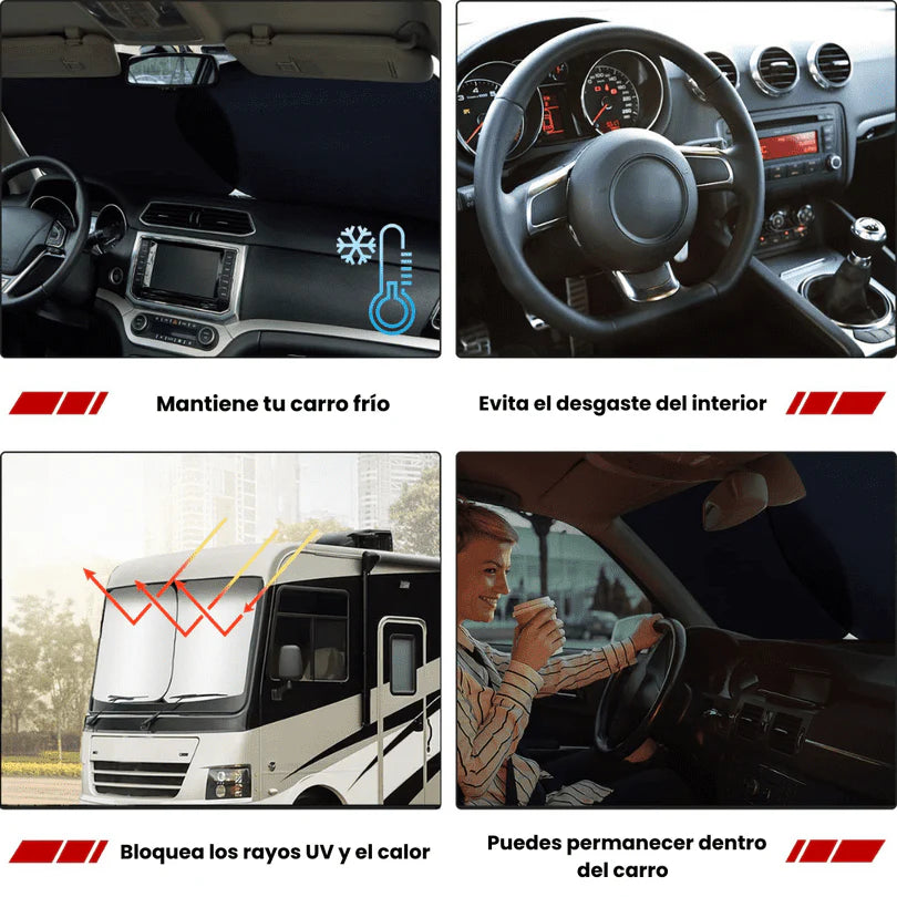 BLOQUEA EL SOL EN TU AUTO ☀️🕶️🚗