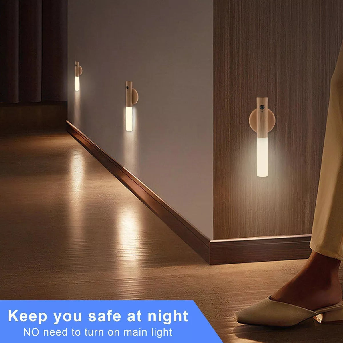 LÁMPARA LED CON SENSOR MOVIMIENTO