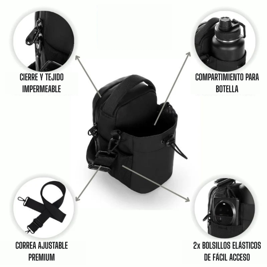 BOLSO MAGNETICO PARA EL GYM + CORREA PREMIUM 🏋️