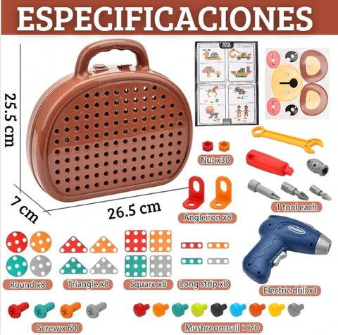 TALADRO DIDÁCTICO EN 3D: CREATIVIDAD PARA LOS NIÑOS 👦🧒