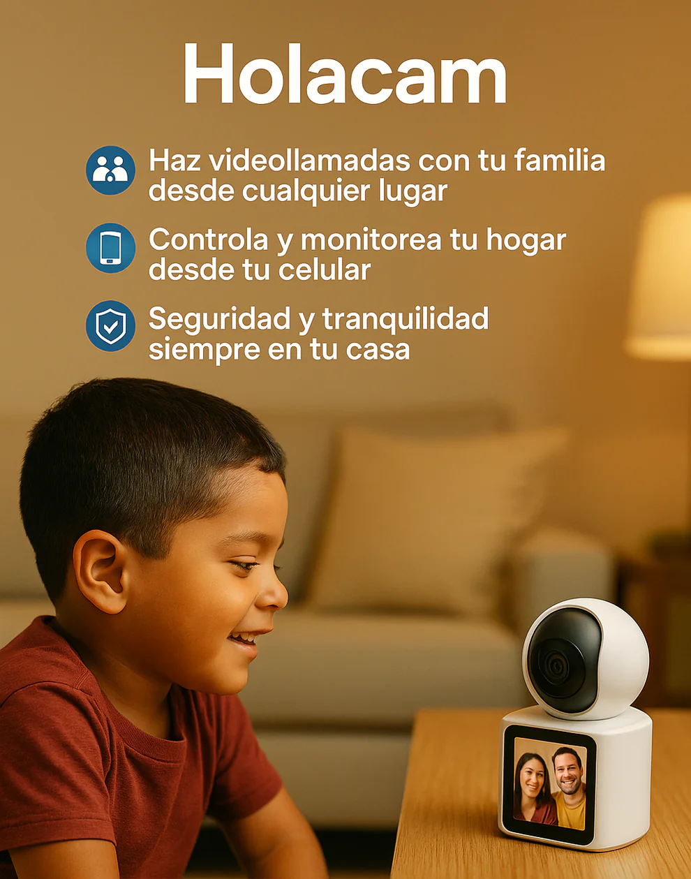 HolaCam – Habla y Mira tu Hogar en Tiempo Real
