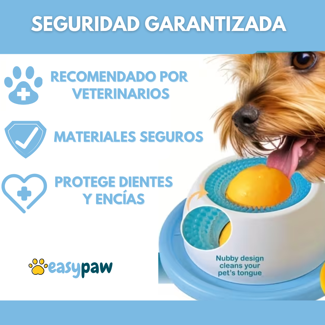 Plato de Lamido Antiestrés - Promueve la salud dental y la estimulación mental