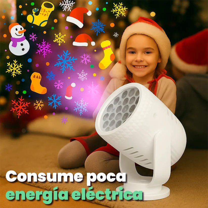 PROYECTOR FIGURAS NAVIDEÑAS - DEJA ATRÁS EL ENREDO CON LAS LUCES 🎄