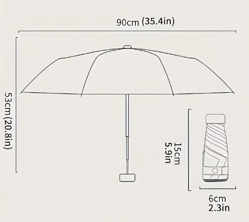 PARAGUAS COMPACTO UV PROTECT