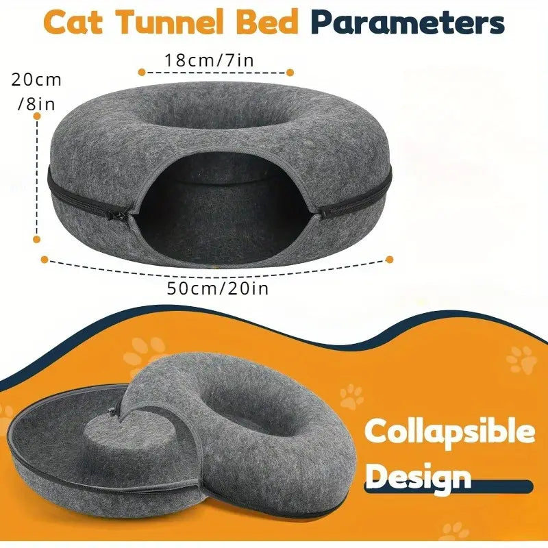CAMA TUNEL PARA GATOS