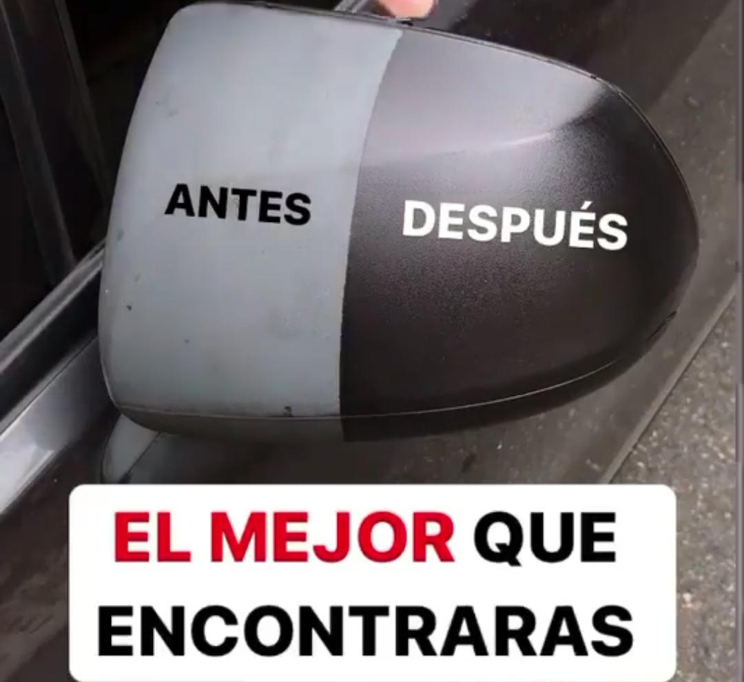 RESTAURADOR PARTES NEGRAS CON NANOTECNOLOGÍA😲👌