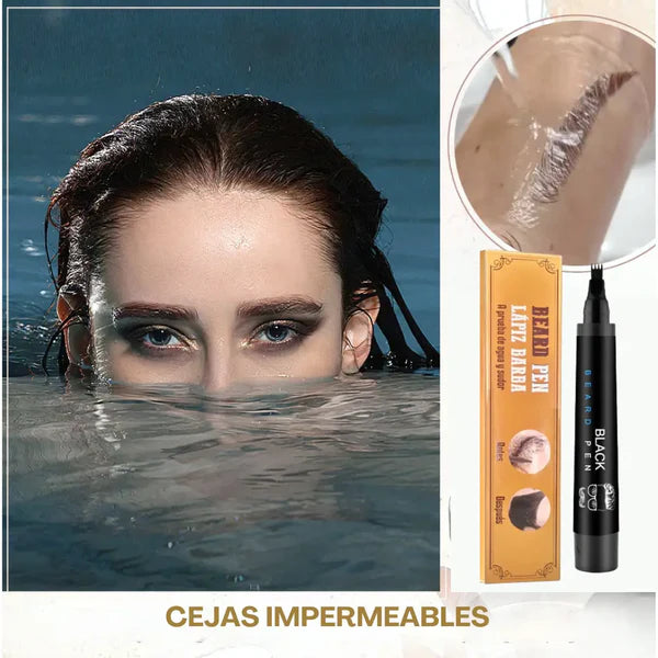 LÁPIZ DE BARBA Y CEJAS PRO + ENVÍO GRATIS 💈