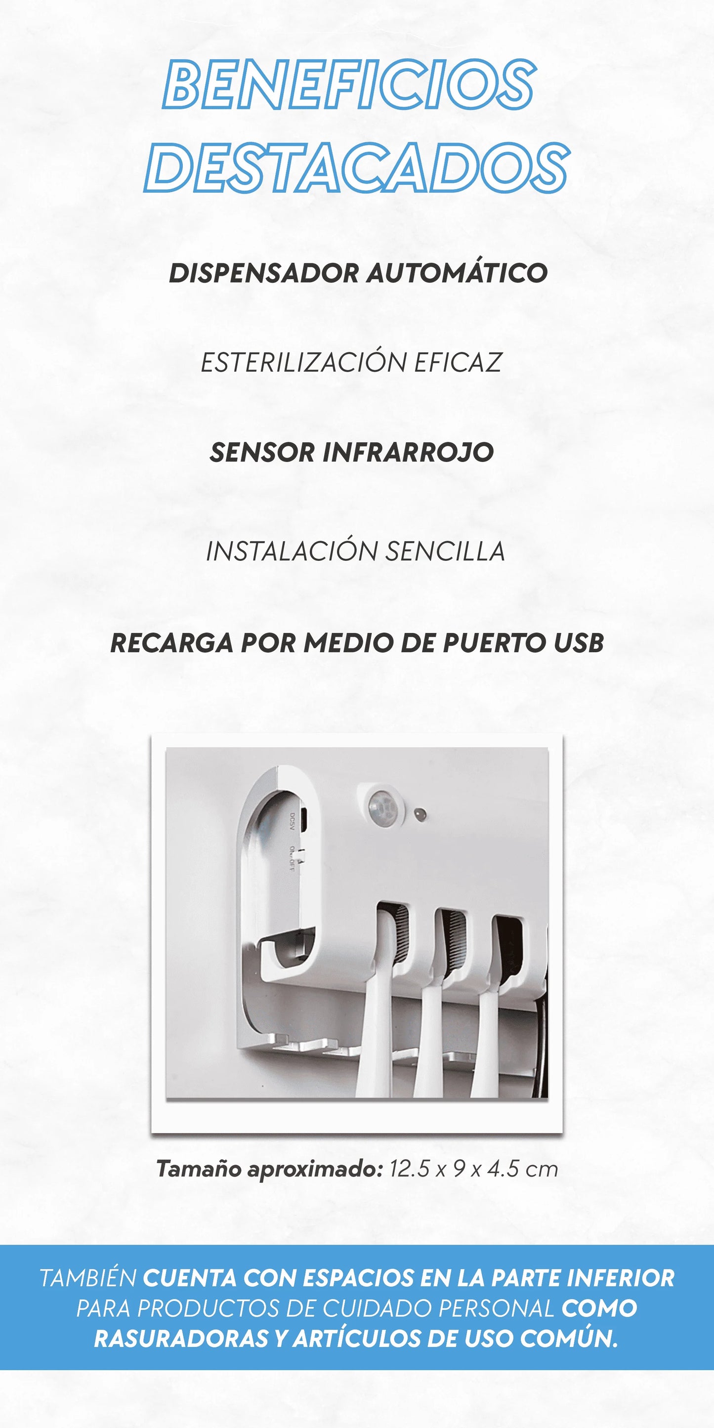 DISPENSADOR CREMA + ESTERILIZADOR UV + PORTA CEPILLOS 😱🔥