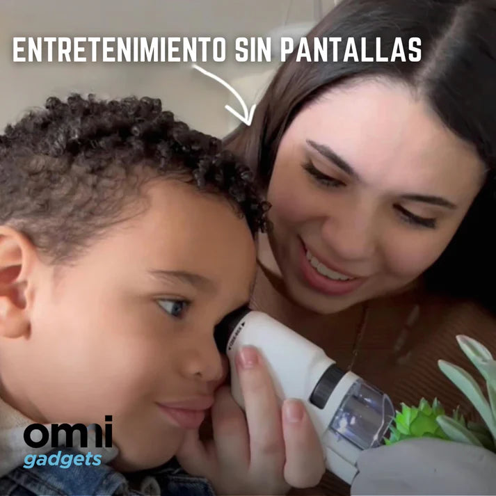 MINISKOP © - MICROSCOPIO PARA NIÑOS + ENVIO GRATIS 🎁