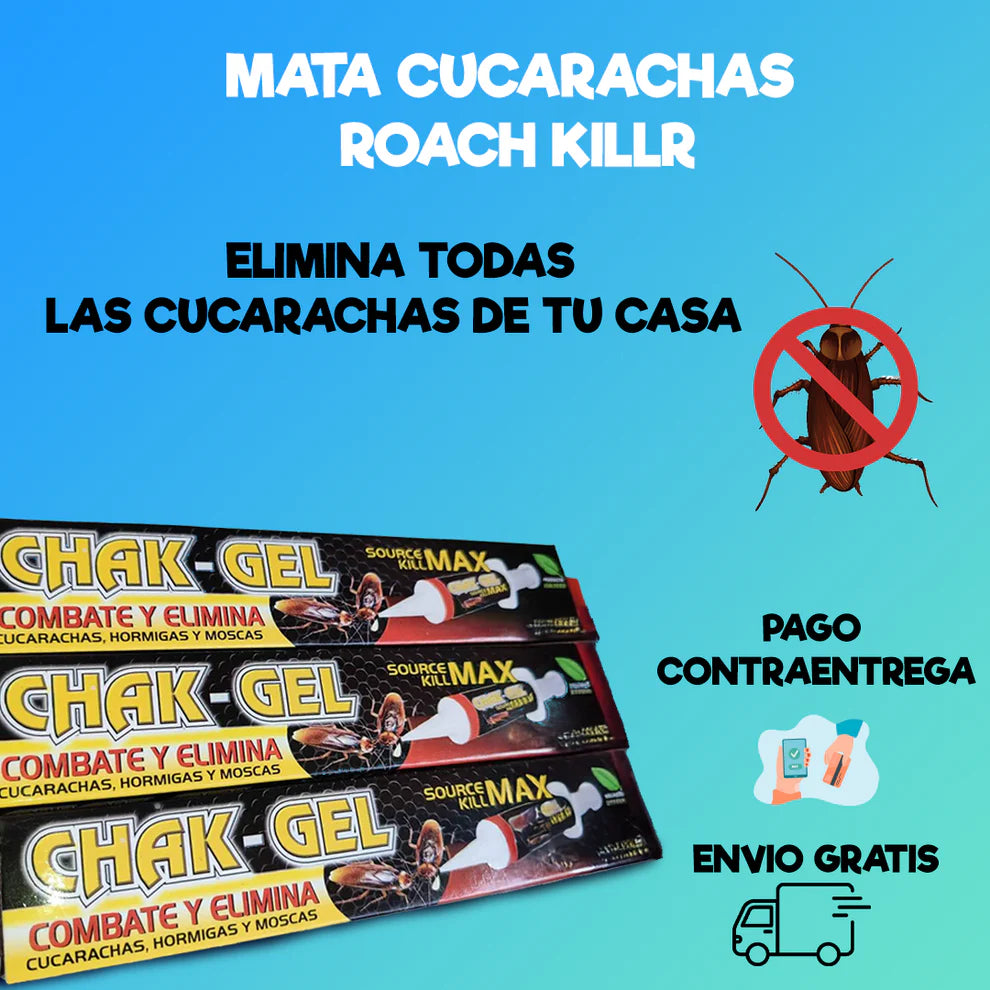 CHAKILLER® - EXTERMINA LAS CUCARACHAS CON UNA SOLA GOTA🪳- PAGA 1 LLEVA 2