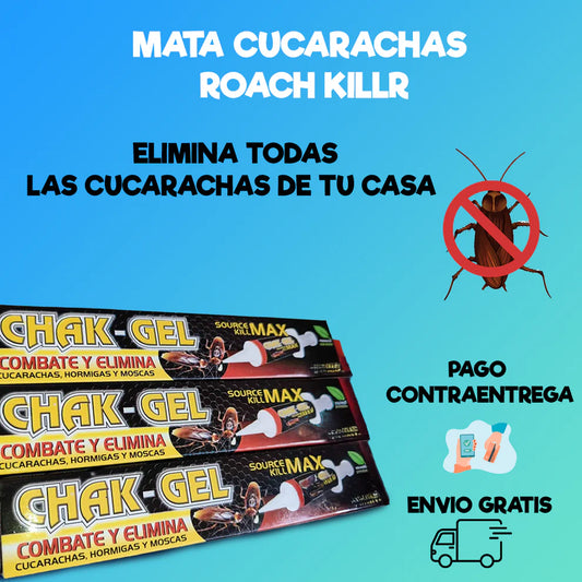 CHAKILLER® - EXTERMINA LAS CUCARACHAS CON UNA SOLA GOTA🪳- PAGA 1 LLEVA 2