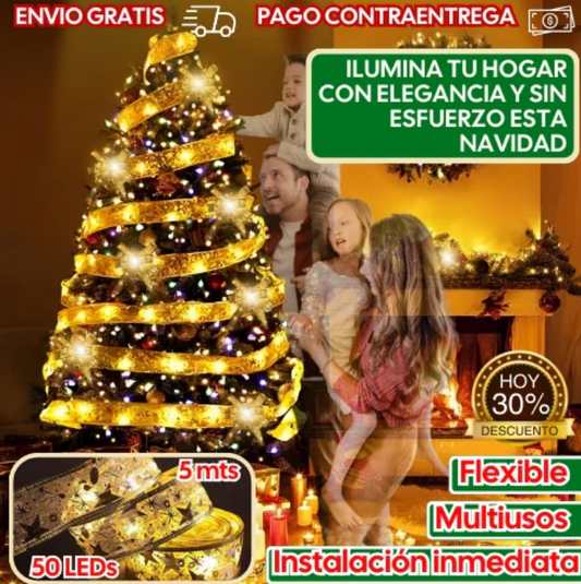 🎀CINTA LED NAVIDEÑA MAGICAL GLOW® 🎀 PAGA 1 LLEVA 2 😱
