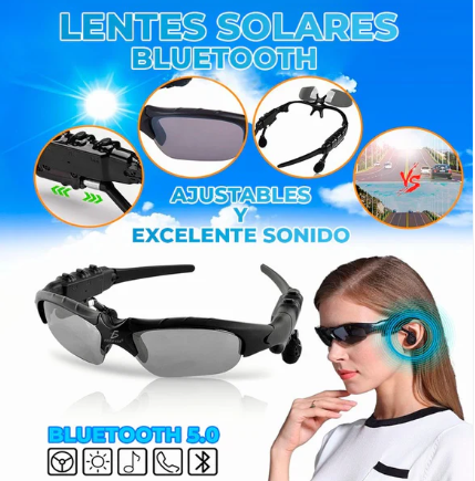 GAFAS DEPORTIVAS INALÁMBRICAS BLUETOOTH CON POLARIZACIÓN 😎🕶️