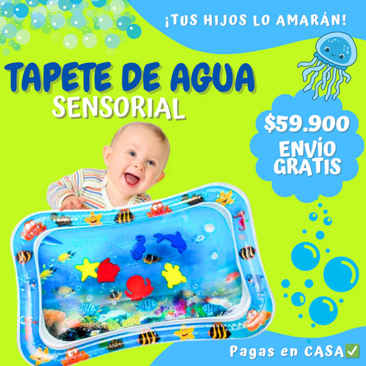 TAPETE DE AGUA SENSORIAL PARA BEBÉS