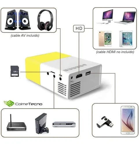 MINI CINE - PROYECTOR PORTÁTIL