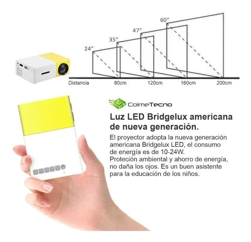 MINI CINE - PROYECTOR PORTÁTIL