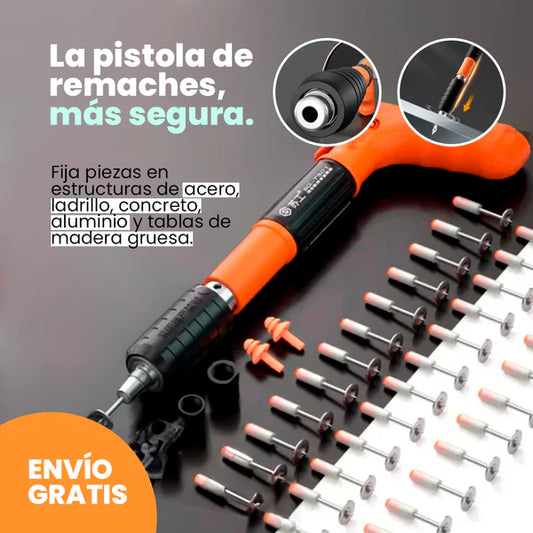 POTENCIA Y PRECISIÓN: PISTOLA DE REMACHES🤩