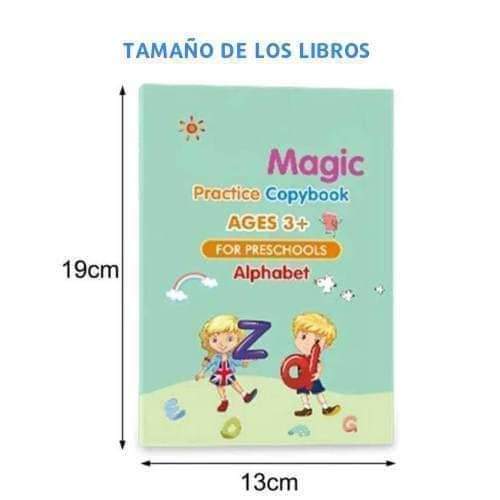 SET DE 4 LIBROS DE CALIGRAFÍA - APRENDE FÁCIL 🧠