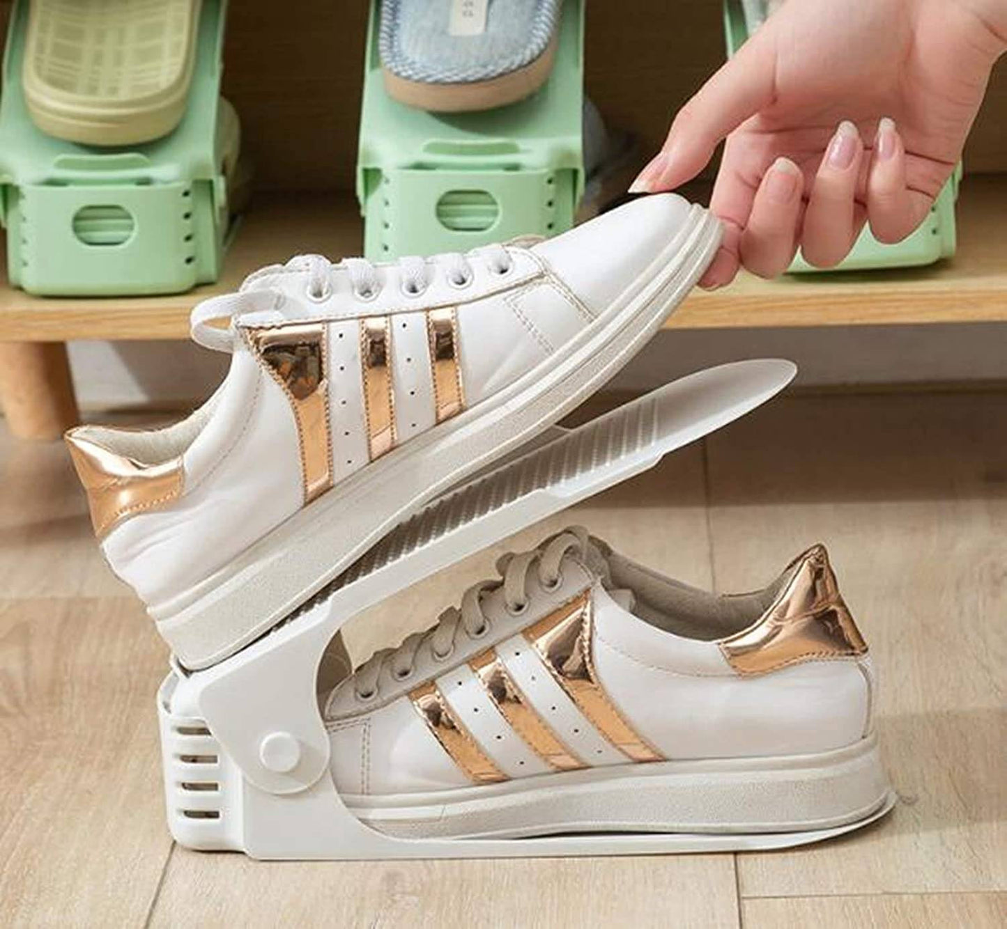 ORGANIZADOR DE ZAPATOS (SET DE 12 UNIDADES)