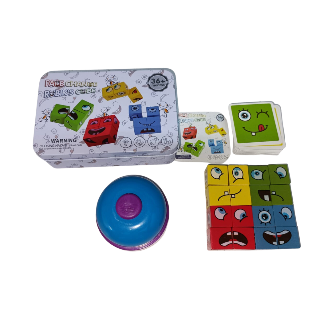 CUBO MONTESSORI DE EMOCIONES