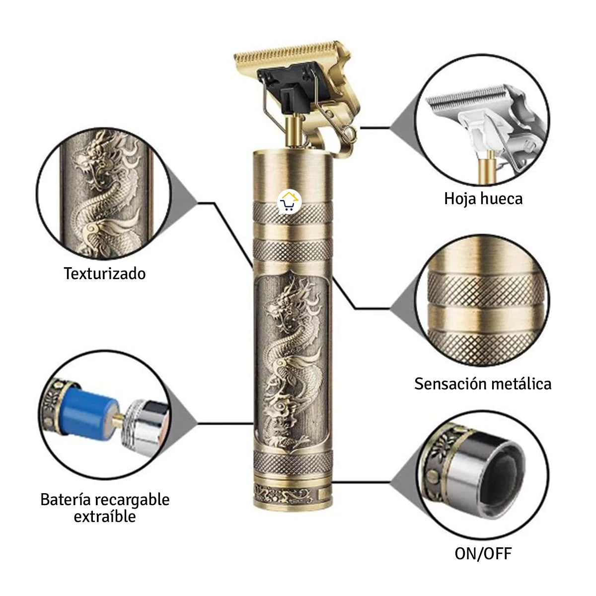 MAQUINA BARBERA PROFESIONAL BUDA + ENVÍO GRATIS + PAGA EN CASA 💇💈