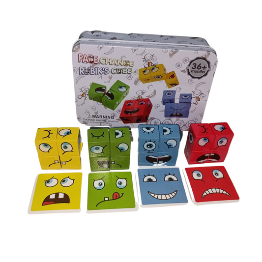CUBO MONTESSORI DE EMOCIONES
