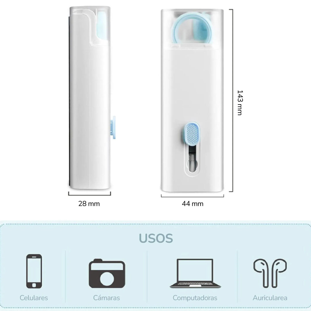 KIT LIMPIADOR 8 EN 1 (PC, Teclado, Airpods)