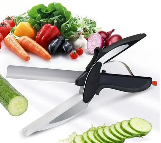 TIJERA CUCHILLO 2 EN 1