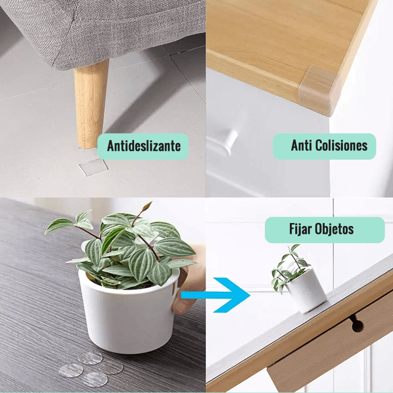 CINTA DOBLE FAZ TRANSPARENTE - PAGUE 1 LLEVE 3